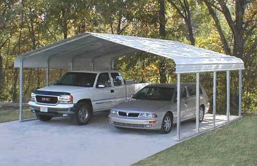 steel storage shelters for 2 vehicles