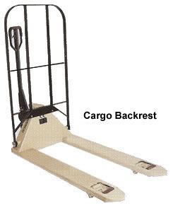 cargo backrest pallet truck