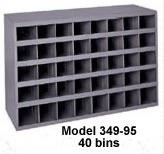 40 parts bins cabinets