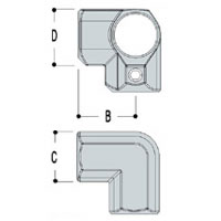 Type L20 Side Outlet Elbow 90 degree corner joint can also be
      considered for the corner joint of benches, work tables, and other rectangular structures.