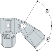 For Type LC52 Corner Swivel Socket dimensions, see LF50 and LM52.
