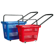 rolling shopping baskets