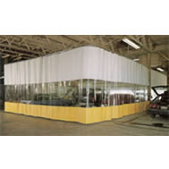 glide wall track & roller partition system