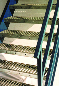 channel grating treads