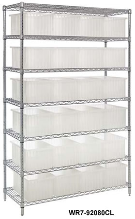 chrome wire shelving system