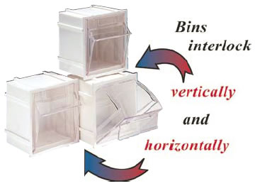 individual tip out bins