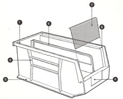 clear-view ultra stack and hang bins