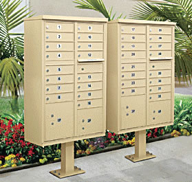 cluster box unit mailboxes