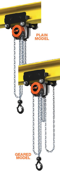The Hurricane 360 Degree Hoist is also available as an army-type, integrated trolley hoist, uniquely and smartly designed for a variety of applications.
