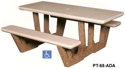 table with handicap access