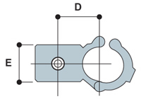 Type A45 Split Crossover functions similarly to Type 45 fittings.
