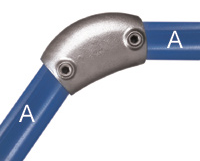 The Type 55 Obtuse Angle Elbow is an ideal fitting to use as an alternative to bending.