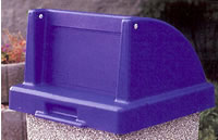 push door top for waste containers