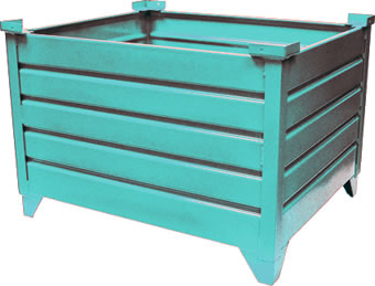 Currogated Steel Container