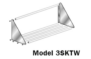 ss wall shelves