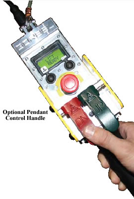 optional pendant control handle