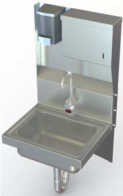 flectronic faucet sinks
