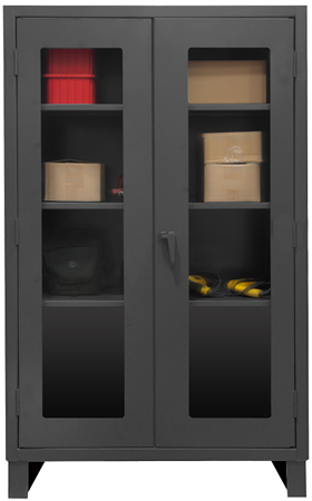 Heavy Duty Clearview Lockable Storage Cabinet Heavy Duty Counter