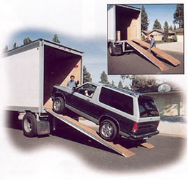 The Fiberglass Autoloader Ramp has all the great features of the Heavy Duty Fiberglass walk ramps all while being able to be separated in half to provide two ramps which can be used to load automobiles and other vehicles.