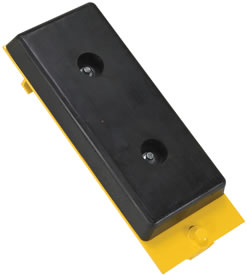 The Fork Truck Carriage Bumper is used to protect loads from potential damage.