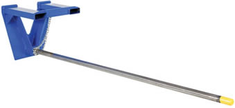 Rug Rams/Carpet Poles are available in either carriage or fork mounted style.