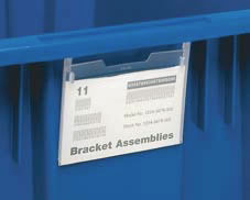 stack and nest totes clear label holder