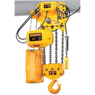 (n)erm large capacity electric chain hoists with motorized trolley