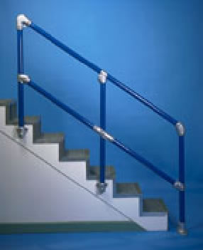 Build your own railings for stairs, catwalks and racks with no welding, threading or drilling.