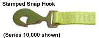 stamped snap hook ratchet