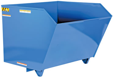 Low Profile 90 Degree Self-Dumping Steel Hopper Model No. H-150-HD