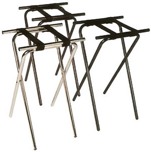 deluxe steel tray stands