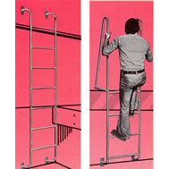 welded steel dock ladders