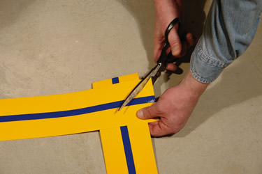 cutting adhesive tapes