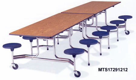 mobile stool tables