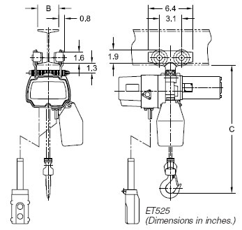 manual push trolleys dimensions