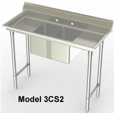 2 sink stainless steel