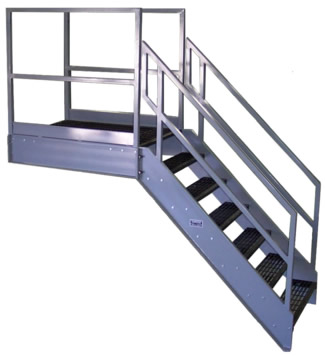 Galvanized Stairs Metal Stairs Osha Prefab Stairways