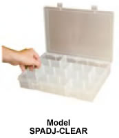 large plastic compartment boxes