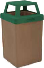 plastic waste container