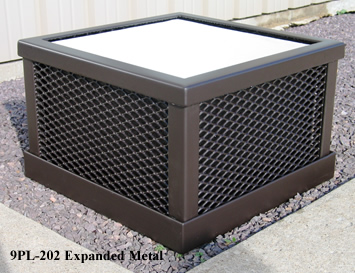 expanded metal planter