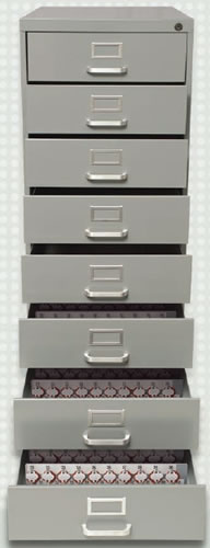 eight drawer cabinet