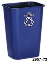 large recycling waste container