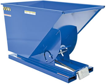 Self-Dumping Steel Hoppers with Bumper Release Model No. D-100-HD