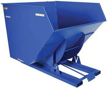 Self-Dumping Steel Hoppers with Bumper Release Model No. D-400-HD