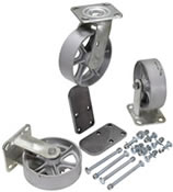 Semi Steel Casters for Self-Dumping Hoppers