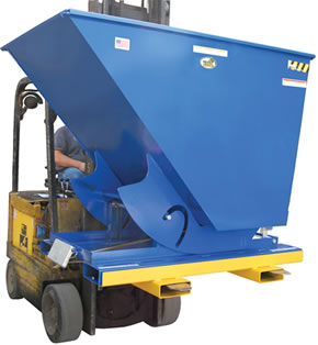 Sideways Tilt Option Model No. D-TILT can be factory or field installed on D-75-LD and D-100-LD hoppers.