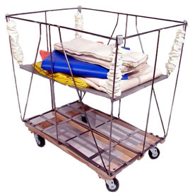 self elevating spring lift platforms