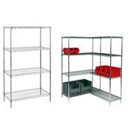 54 inch wire shelving starter & add on units