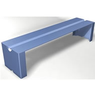 Steel bench