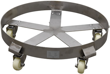 Stainless Steel Dolly Model No. DRUM-FSD-SS-55-N